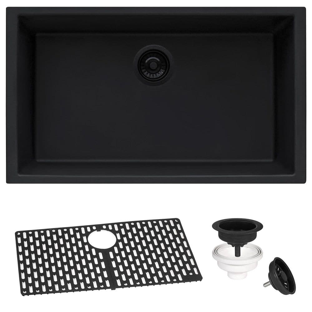Ruvati EpiGranite 30 in. Undermount Single Bowl Kitchen Sink in — free download