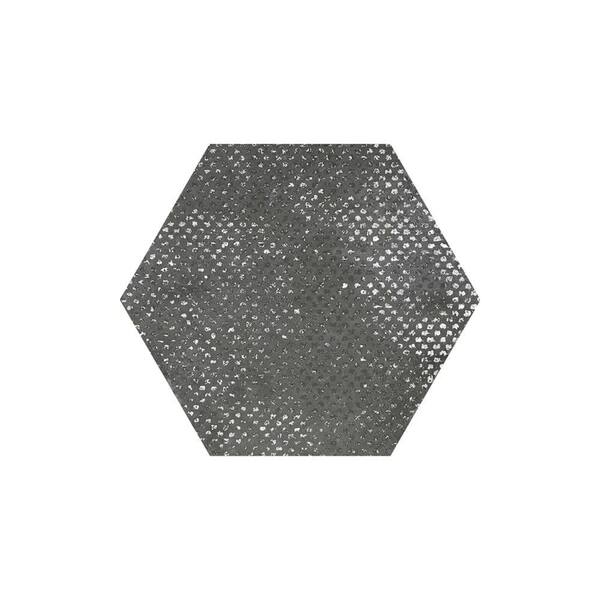 Apollo Tile Zenith 9 in. x 11 in. Textured Graphite Gray Porcelain