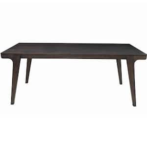 Modern Style 78 in. Brown Wooden 4-Legs Dining Table (Seats 8)