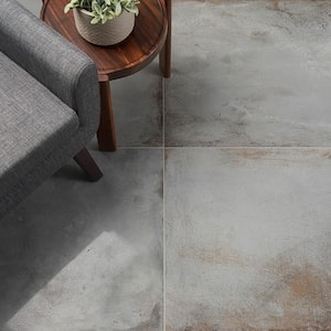 Angela Harris Fuller Gray 23.62 in. x 47.24 in. Polished Porcelain Floor and Wall Tile (15.49 sq. ft./Case)
