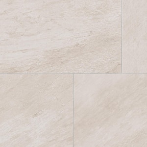 Alpe Ivory 24 in. x 48 in. Quartzite Stone Look Porcelain Floor and Wall Tile (15.50 sq. ft./Case)