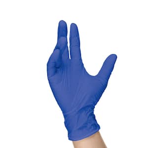 Medium Disposable Powder-Free Nitrile Exam Gloves (100-Count)