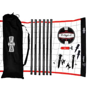 32 ft. Outdoor Volleyball Net and Carrying Bag Set with Official Size Volleyball