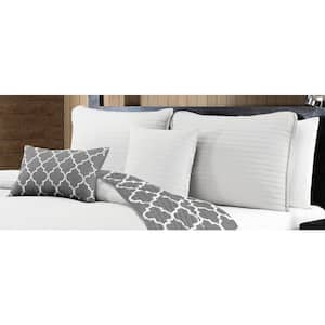 Griffin 5-Piece White King Quilt Set