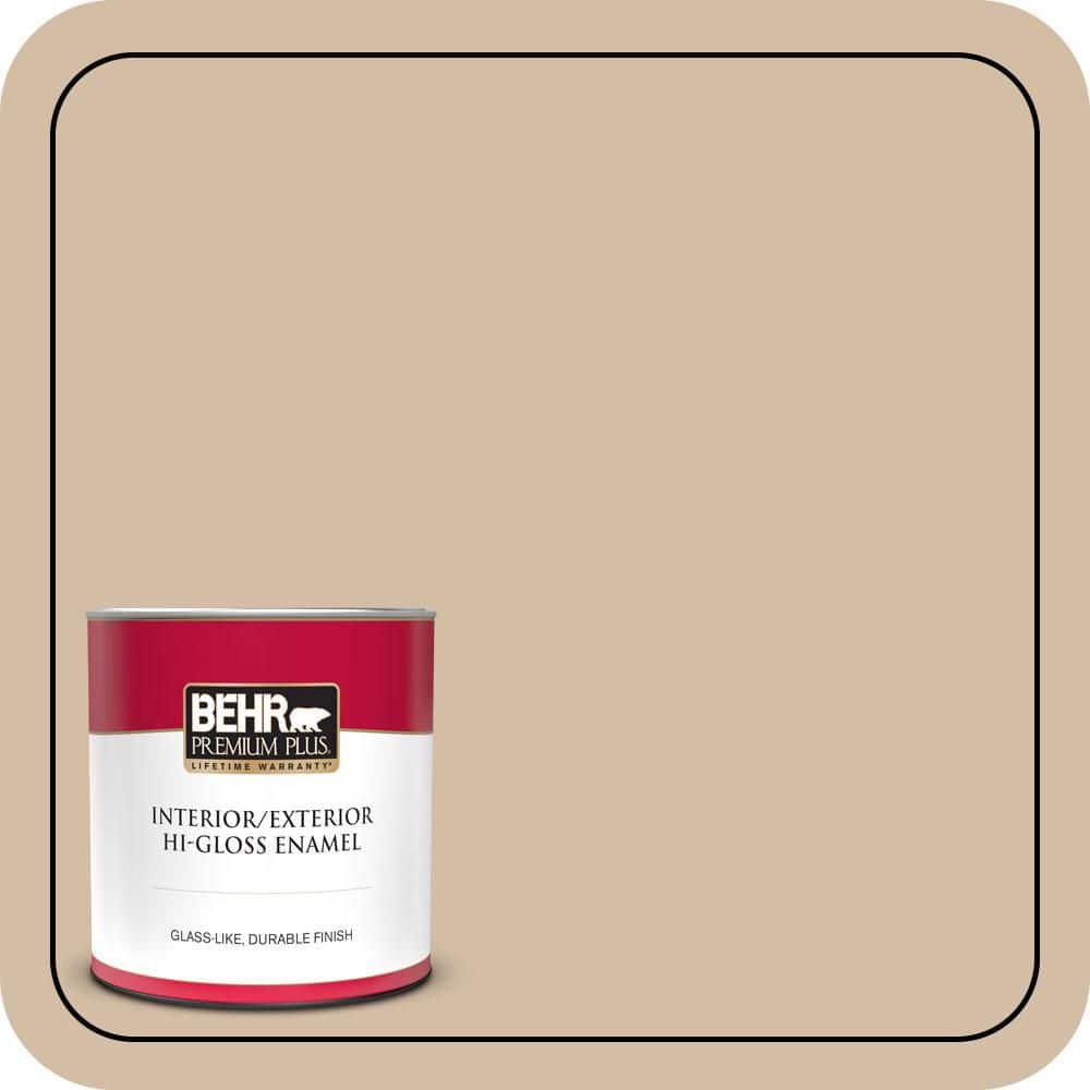 1 qt. Home Decorators Collection #HDC-MD-12 Tiramisu Cream Hi-Gloss Enamel Interior/Exterior Paint & Primer price history on PriceWatchPro