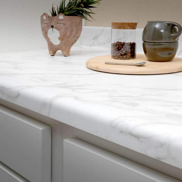 Hampton Bay 4 ft. Straight Laminate Countertop in Textured Anzio 