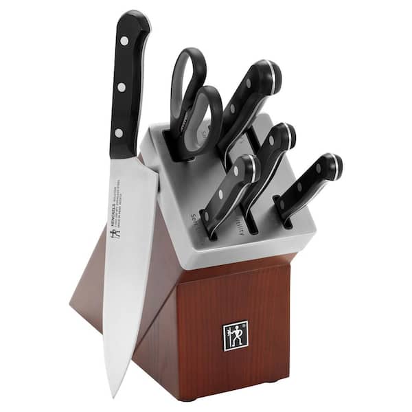 Henckels Solution Stainless Steel 7-Piece Self-Sharpening Knife Block Set