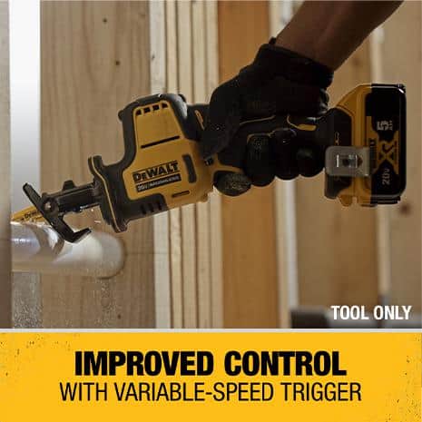 DEWALT - ATOMIC 20V MAX Cordless Brushless Compact Reciprocating Saw (Tool Only)