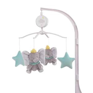 Dumbo - Shine Bright Little Star Aqua, Grey and Yellow Musical Mobile