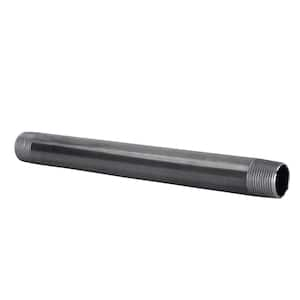 1 in. x 24 in. Black Steel Schedule 40 Cut Pipe