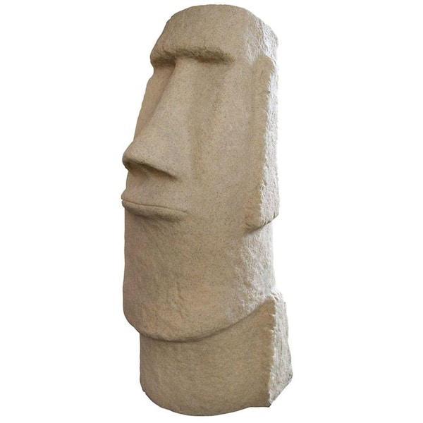 Emsco Easter Island Sandstone Resin Head Statue