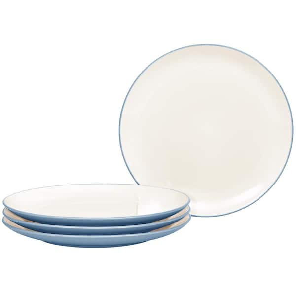 Noritake Colorwave Ice 10.5 in. (Light Blue) Stoneware Coupe Dinner Plates, (Set of 4)