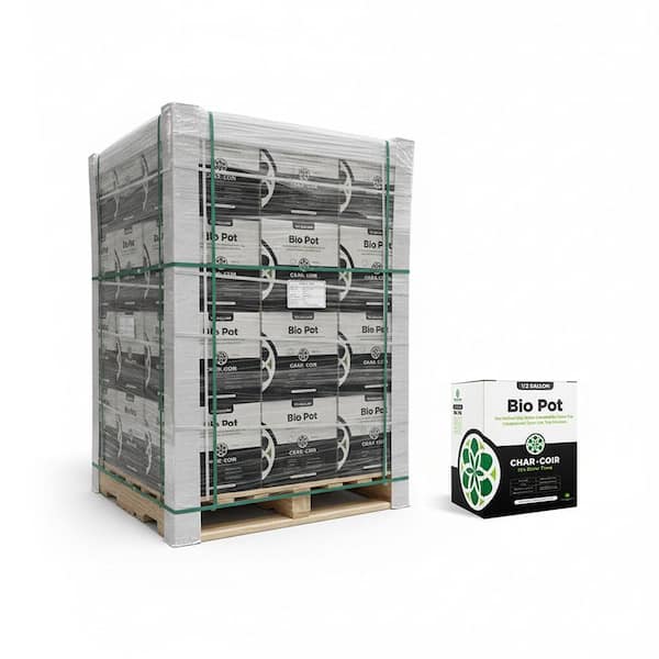 1/2 gal. BioPot 100% RHP Certified Compressed Coco Coir Soil Amendment in Fabric Pot (128-Pack / 27-Case)