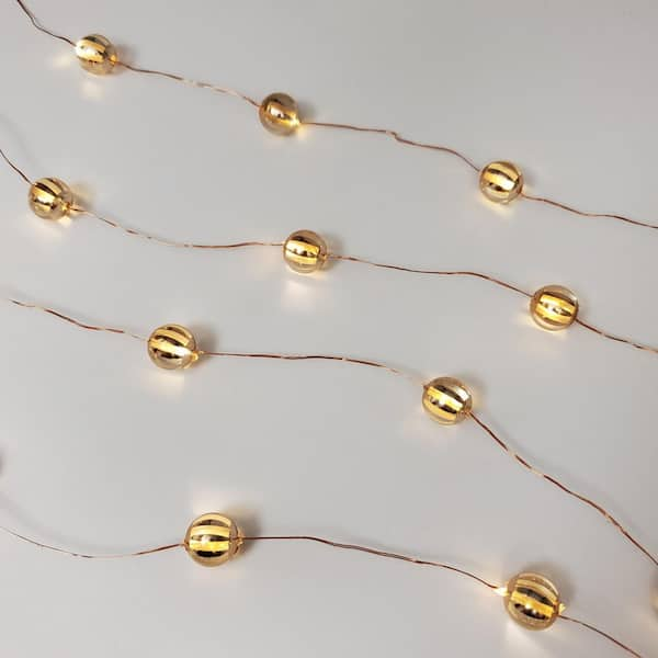 LUMABASE Battery Operated LED Waterproof Mini String Lights with Timer  (50ct) Warm White (Set of 2) 66702 - The Home Depot