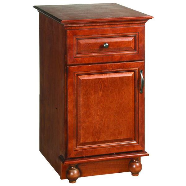 Design House Montclair 18 in. W x 22-1/2 in. D Pre-Assembled Linen Cabinet Base in Chestnut Glaze