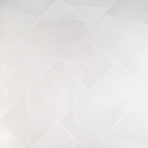Copley Bianco 12 in. x 24 in. 10mm Matte Stone Look Porcelain Floor and Wall Tile (6-Piece/11.62 sq. ft./Box)