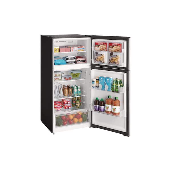 14.2 cu. ft. Top Freezer Refrigerator in Stainless Steel Look