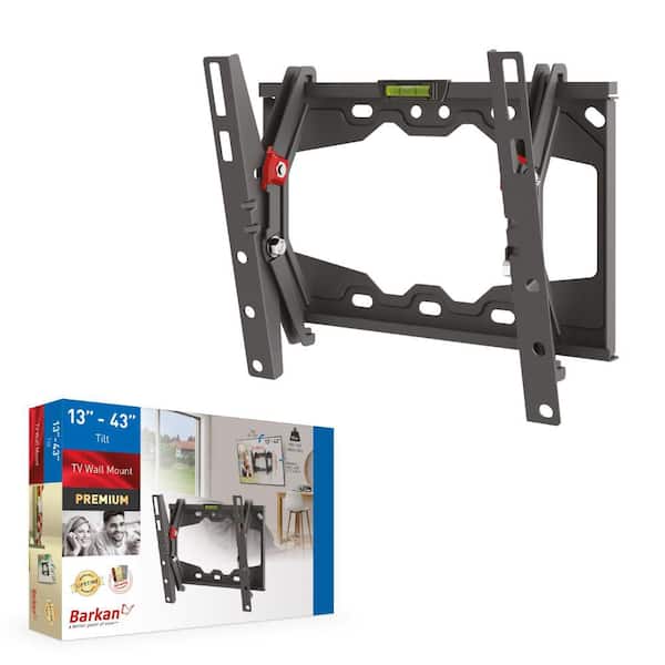Barkan 13 in to 39 in Tilt Flat / Curved TV Wall Mount, up to 88 lbs