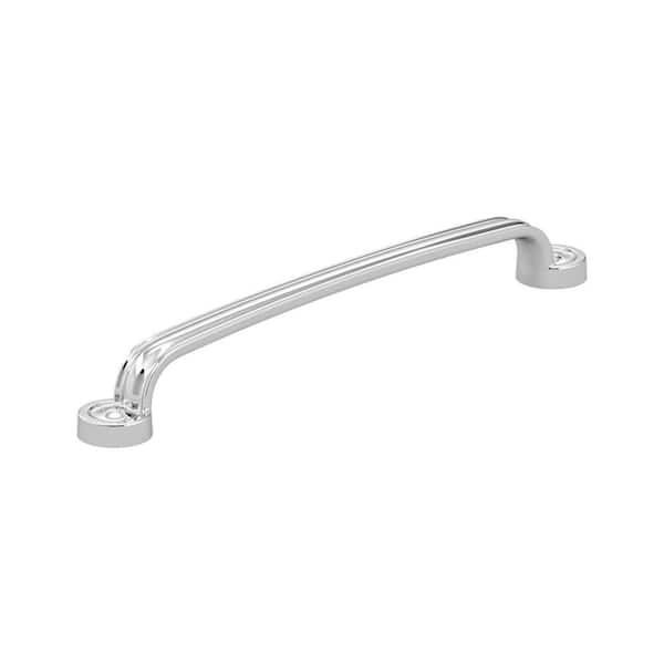 Richelieu Hardware Arezzo Collection 7 9/16 in. (192 mm) Chrome Traditional Curved Cabinet Bar Pull