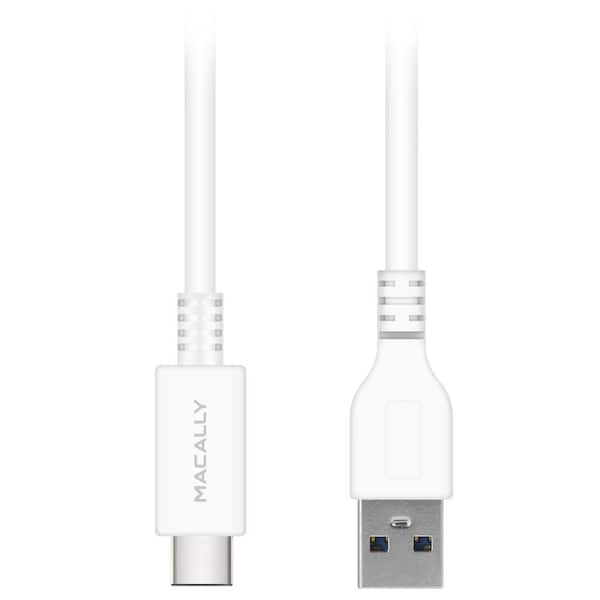 Macally 3 ft. 3.1 USB-C to USB-A Cable for MacBook and Laptop Computer