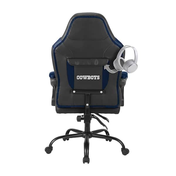 IMPERIAL Dallas Cowboys Black Polyurethane Oversized Office Chair