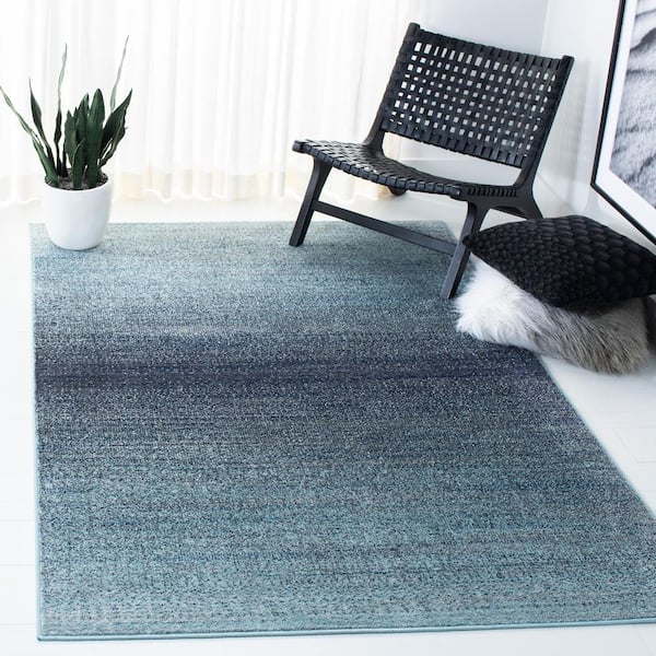 Adirondack Purple/Gray 6 ft. x 9 ft. Gradient Area Rug
