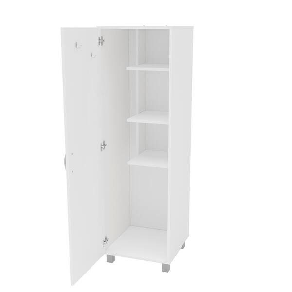 Paris White Accent Cabinet With 1 Door, 2 Door Cupboard With Shelves Bunnings