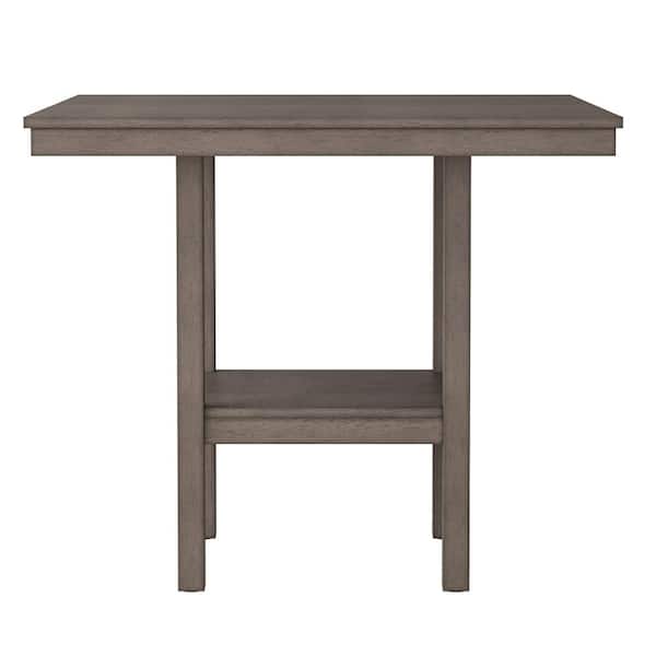 Corliving Tuscany Washed Gray Counter, Counter Height Console Dining Table