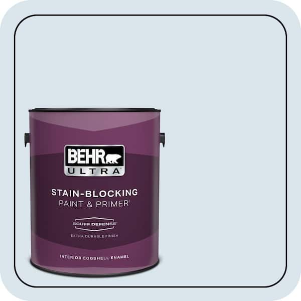 BEHR ULTRA 1 gal. #570C-1 Arctic Shadow Extra Durable Eggshell Enamel Interior Paint & Primer