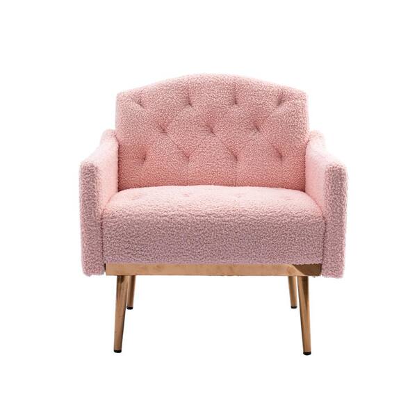 pink pattern chair