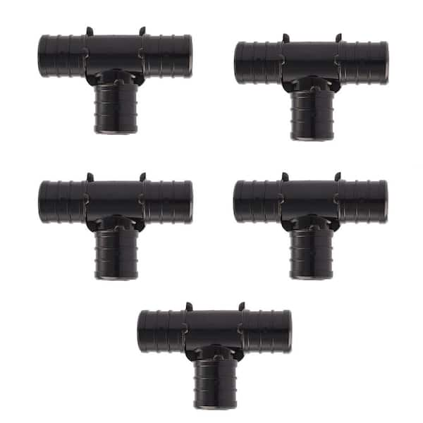 3/4 in. Plastic PEX-B Barb Tee (5-Pack)