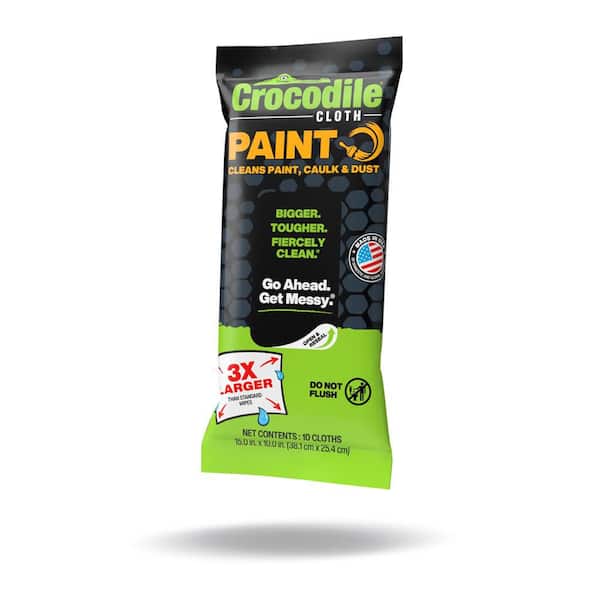 Professional Paint Pre-Moistened Heavy-Duty Wet Cloths Cleaning Wipes (10 Per Pack)