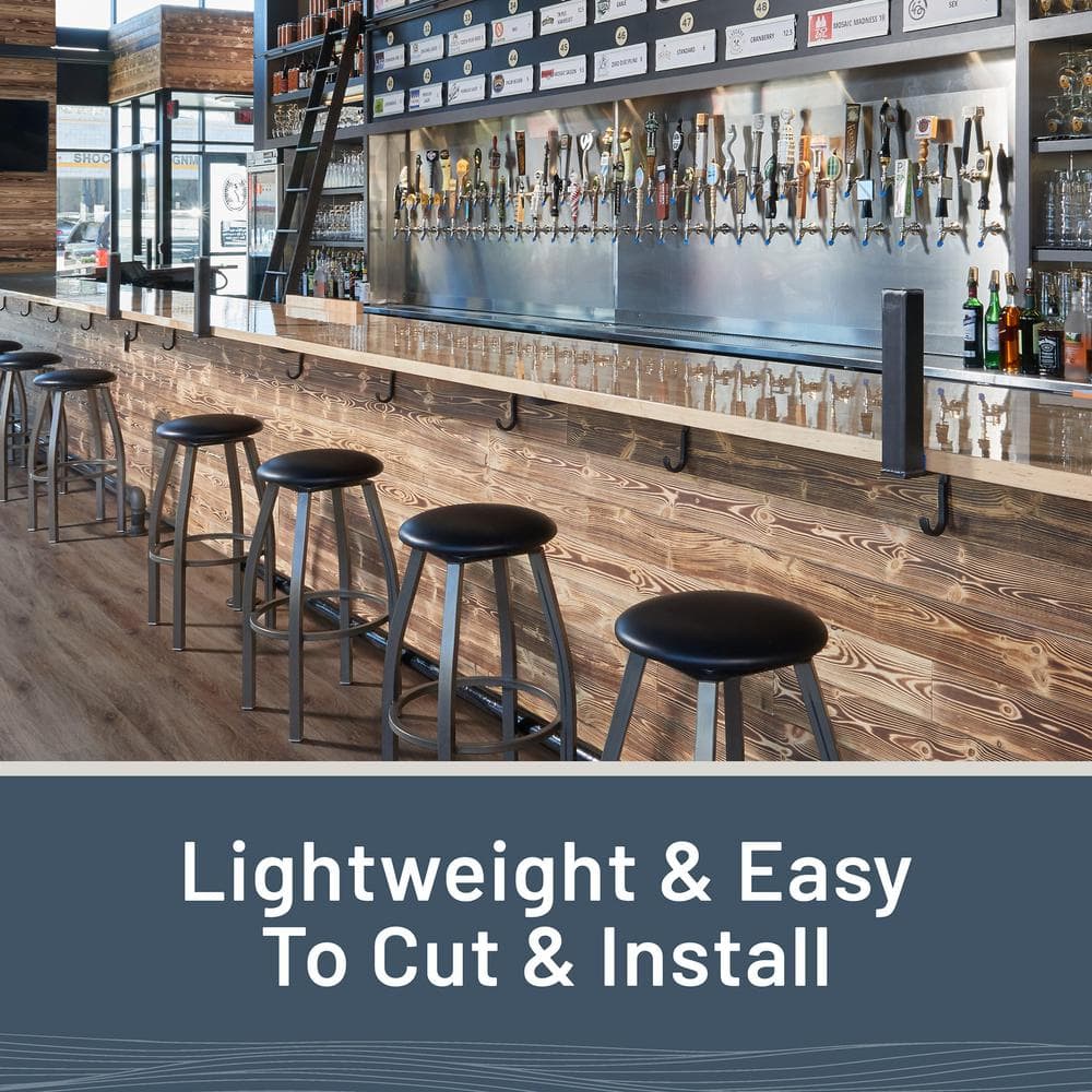96'' Ash Gray Pine Shiplap Plank Boards