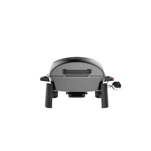 1-Burner Portable Table Top Propane Gas Grill in Cast Aluminum