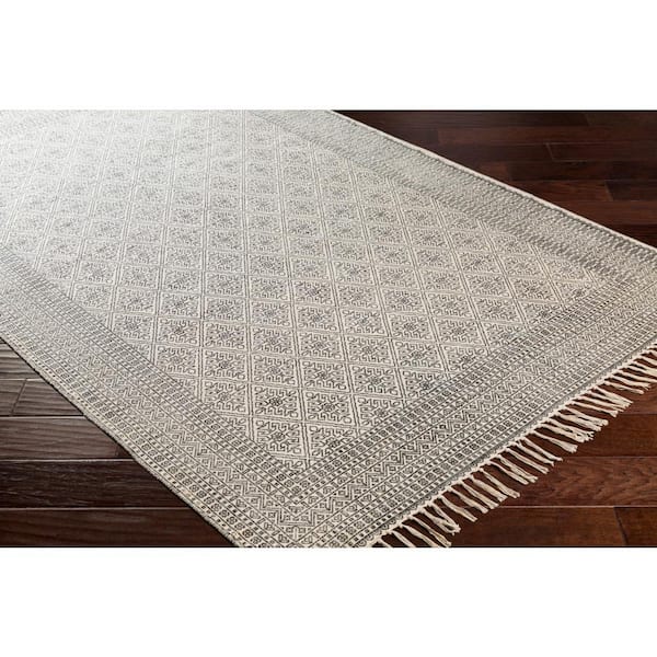 Sachairi Black Moroccan 3 ft. x 8 ft. Indoor Runner Area Rug
