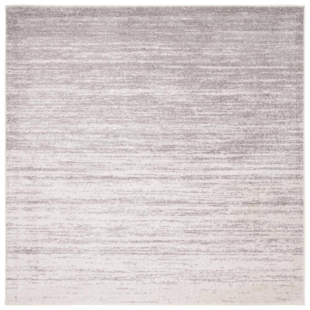 Adirondack Ivory/Silver 7 ft. x 7 ft. Square Solid Area Rug price history on PriceWatchPro