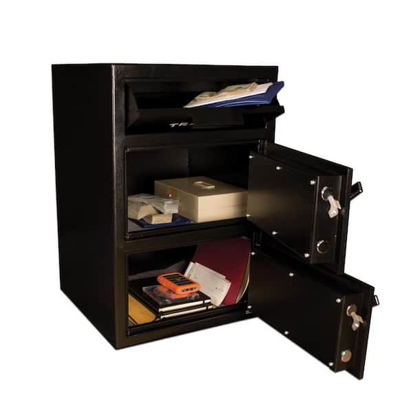 6.94 cu. ft. Steel Deposit Safe Electronic Lock Black