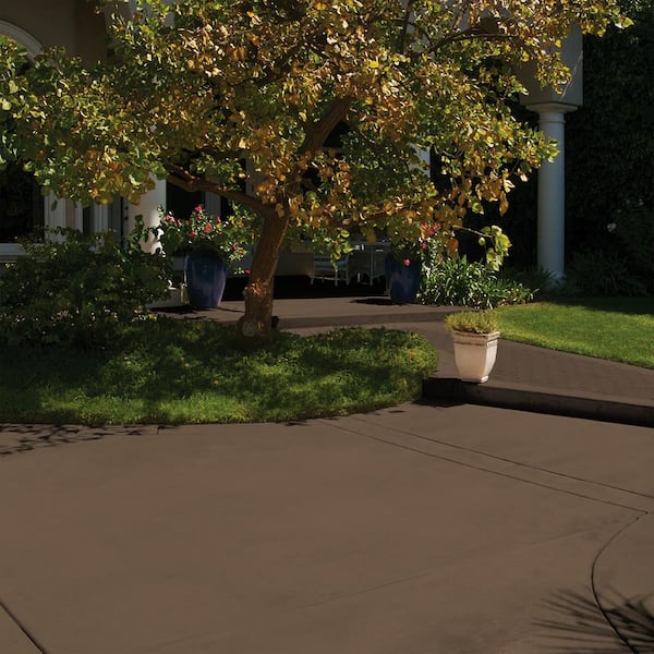 1 gal. #DCS-867 Walnut Semi-Transparent Flat Interior/Exterior Decorative Concrete Stain
