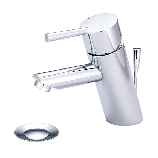 Olympia Faucets i2 Single Hole Single-Handle Bathroom Faucet in Polished Chrome