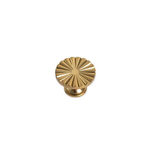Marlow 1-7/16 in. (37mm) Brushed Gold Cabinet Round Knob
