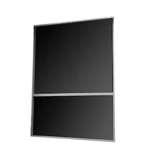 8 ft. x 8 ft. White Aluminum Frame Screen Wall Kit with Fiberglass Screen