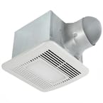 Signature 80/110 CFM Adjustable Speed Ceiling Bathroom Exhaust Fan with Dimmable LED Light, ENERGY STAR