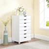 HOMESTOCK White 9 Drawer Dresser Tall Dressers for Bedroom Kids Dresser  w/Storage Shelves Small Dresser for Closet Makeup Dresser 21003W - The Home  Depot