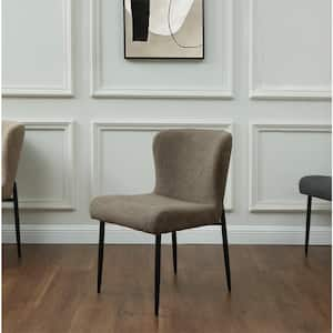 Katlynn Brown/Black 18.7 in. Wood Dining Chair