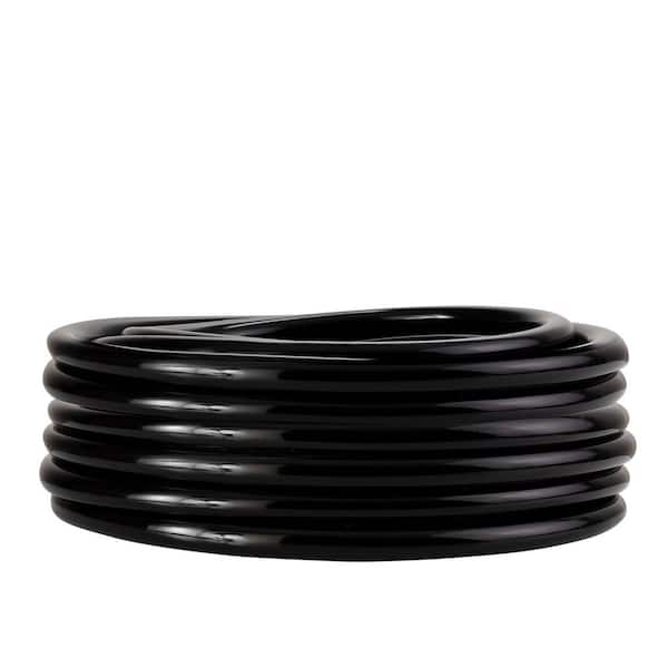 3/4 ID x 1 OD - 10 Ft High Pressure Braided Clear PVC Tubing Flexible