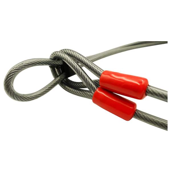 FOX, Security Cable 7.2 ft. x 10 mm Braided Steel with Vinyl Coating