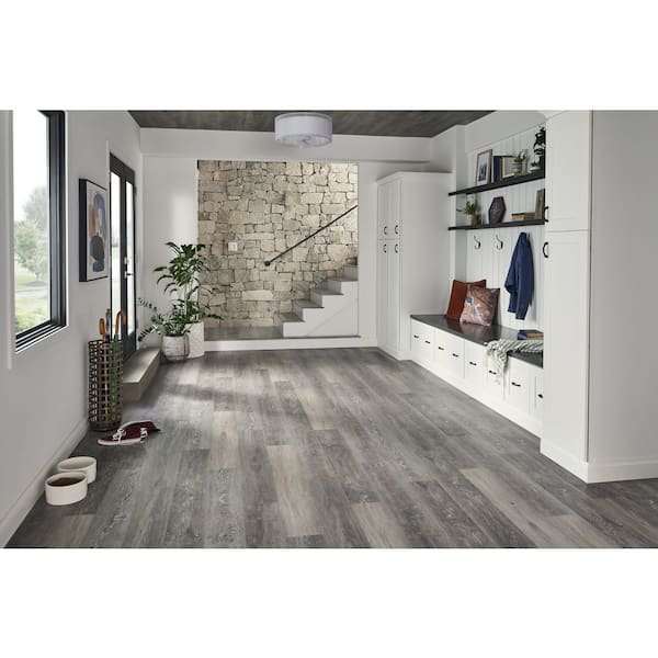 Take Home Sample - Lake Annette Oak Click Lock Waterproof Luxury Vinyl Plank Flooring