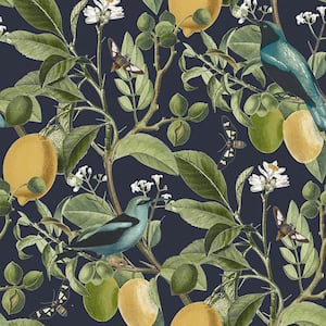 Fruit Tree Spring Midnight Wallpaper