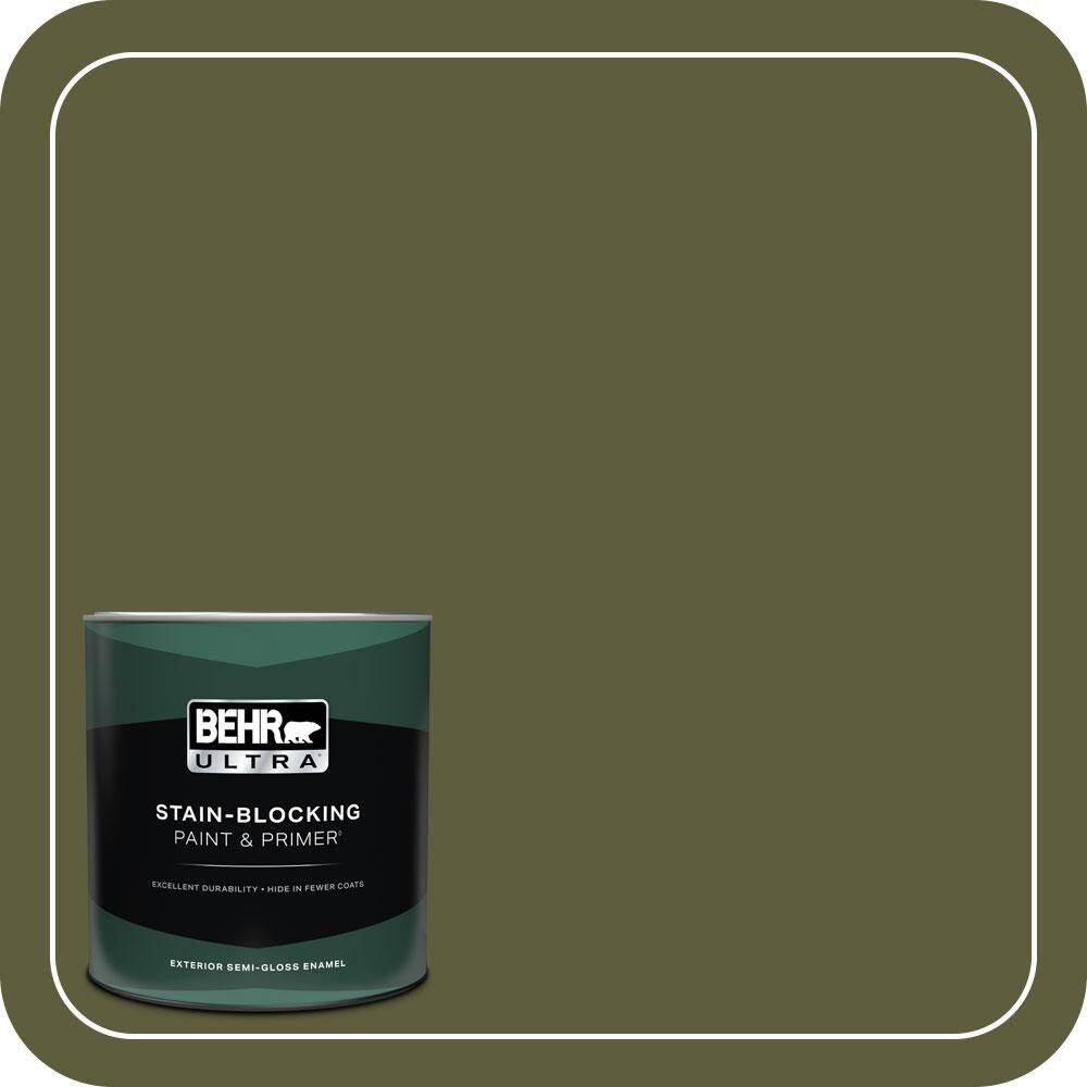1 qt. #PPU9-25 Eastern Bamboo Semi-Gloss Enamel Exterior Paint & Primer price history on PriceWatchPro