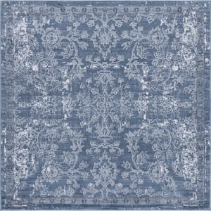 Portland Albany Blue 6 ft. x 6 ft. Square Area Rug